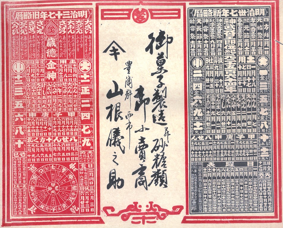 暦部分